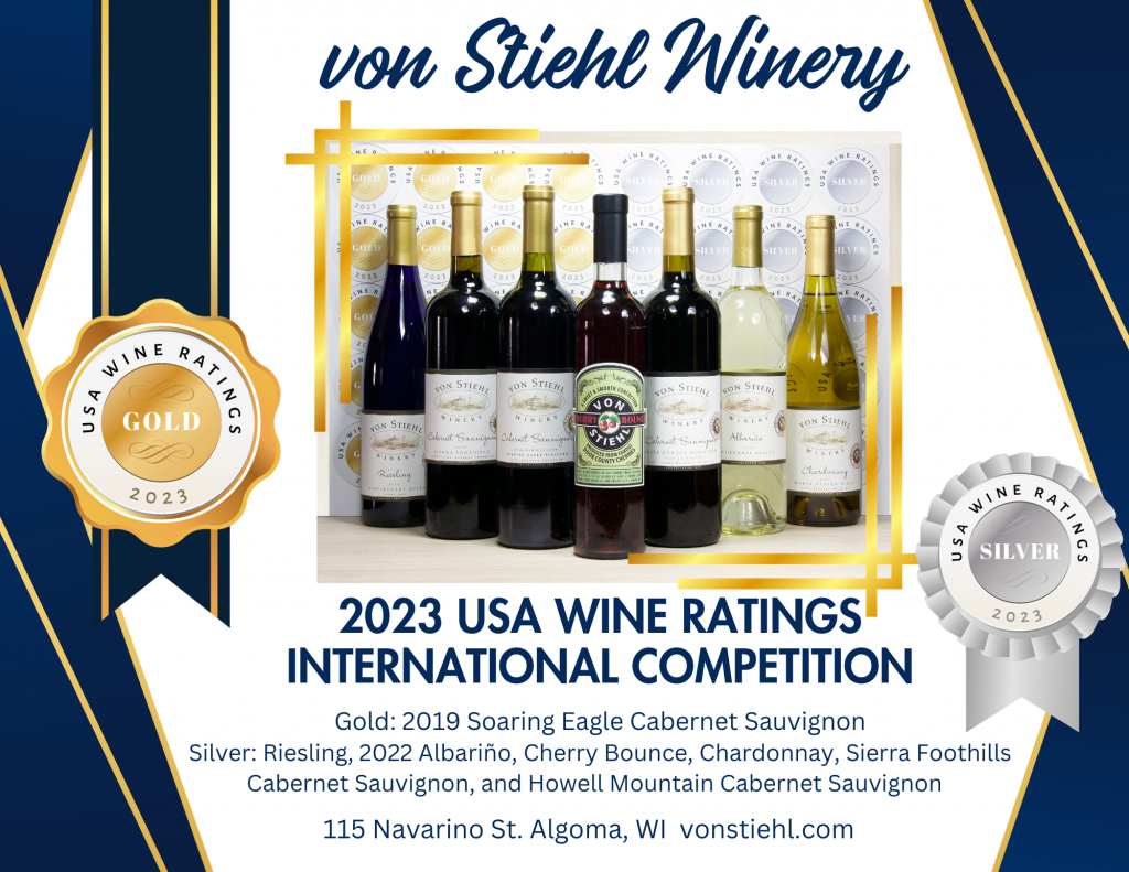von Stiehl Winery 2023 Awards